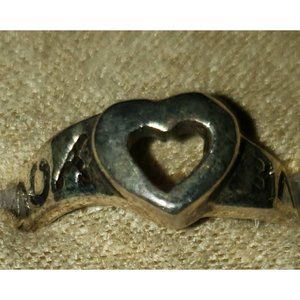 Sterling Silver heart Ring*Silver Ring*Sterling Ring*Sterling Silver Ring*Silver